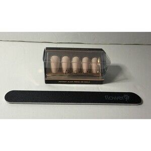 The Nailest Pink Whip Press On Nails – Medium Coffin  Instant Glam + Emory Board